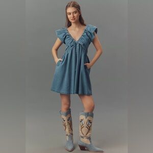 Endless Rose Light Blue Denim Dress